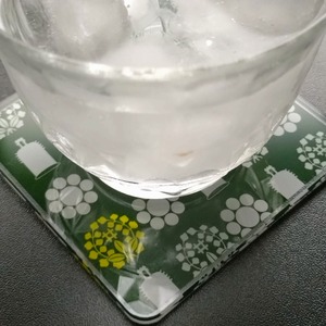 片倉家家紋アクリルコースター（３種類の家紋を使用）