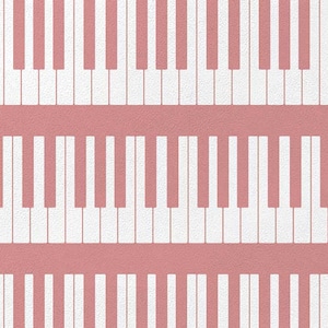 あざやかシール壁紙 PIANO - 000621