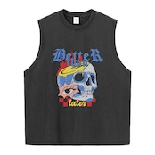 VINTAGE ストリート スケルトン Tシャツ T1794