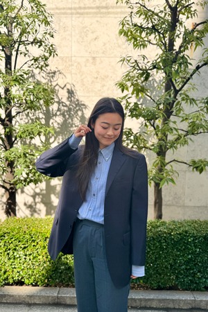 Harrison ネイビーウールジャケット