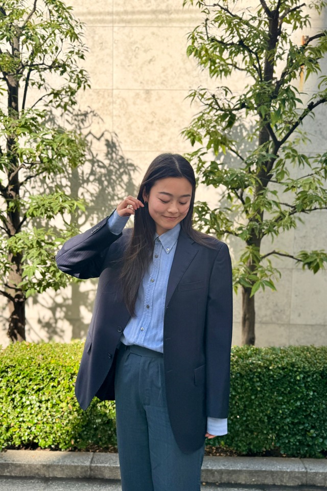 Harrison ネイビーウールジャケット