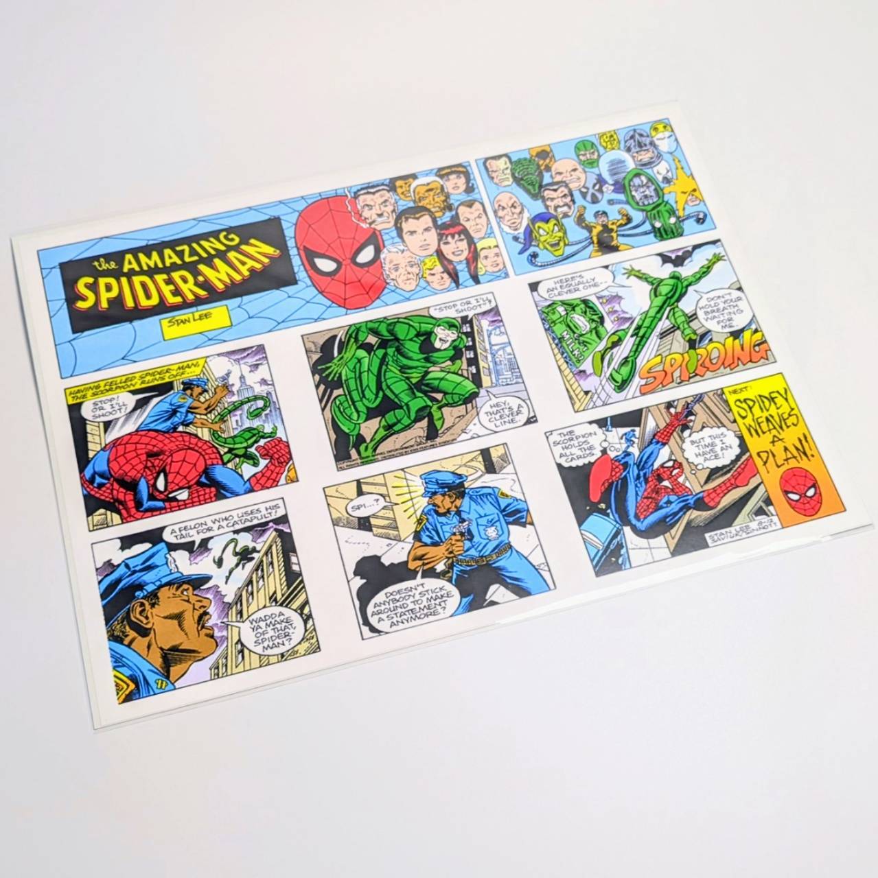 ちょうどいいB4ポスター【 AMAZING SPIDERMAN  ( スパイダーマン ) 】〚アメリカン雑貨 アメトイ〛