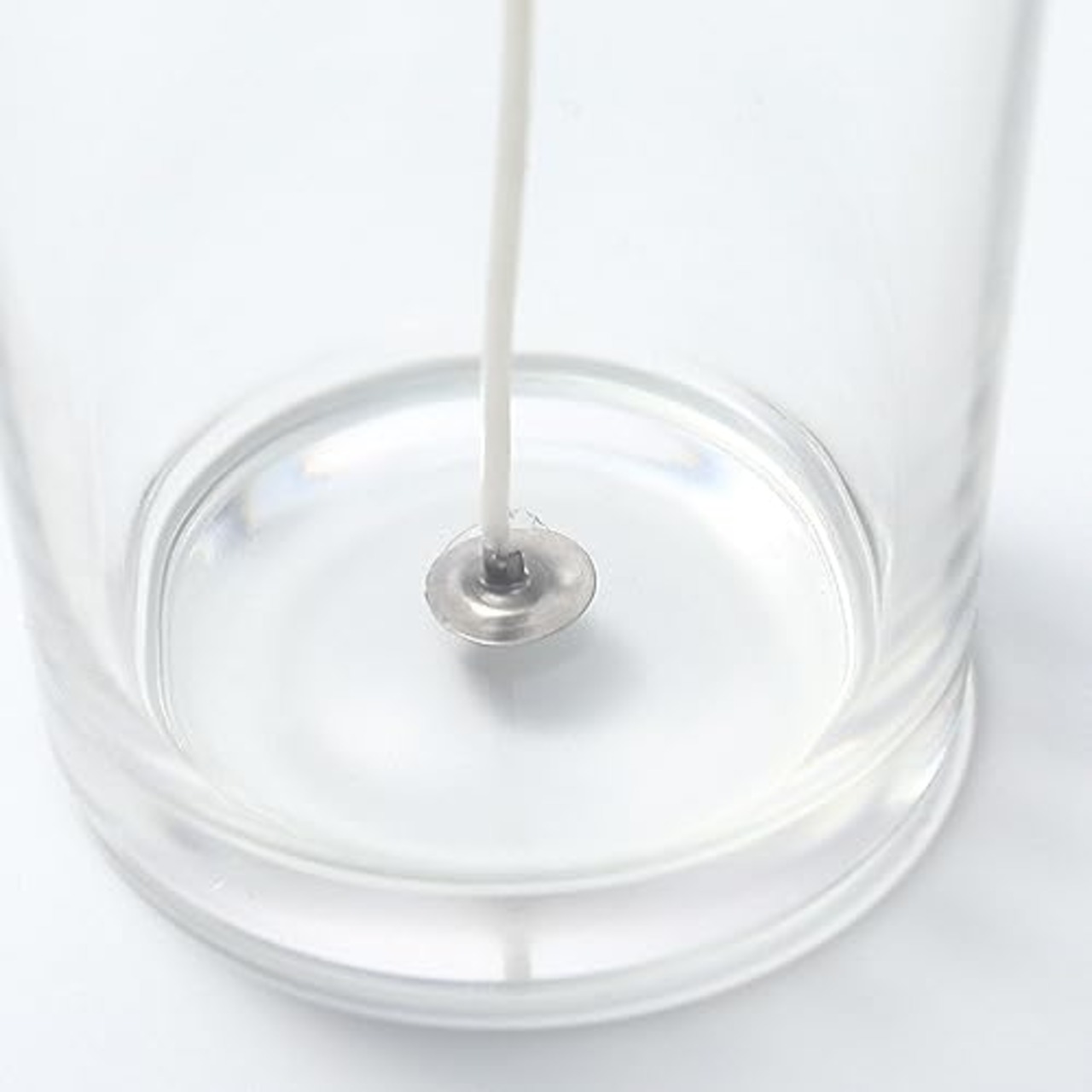 キャンドル芯 20本セット 長10cm ろうそく芯 座金付き コーティング芯 ジェルキャンドル向け DIY ハンドメイド キャンドル 手作り