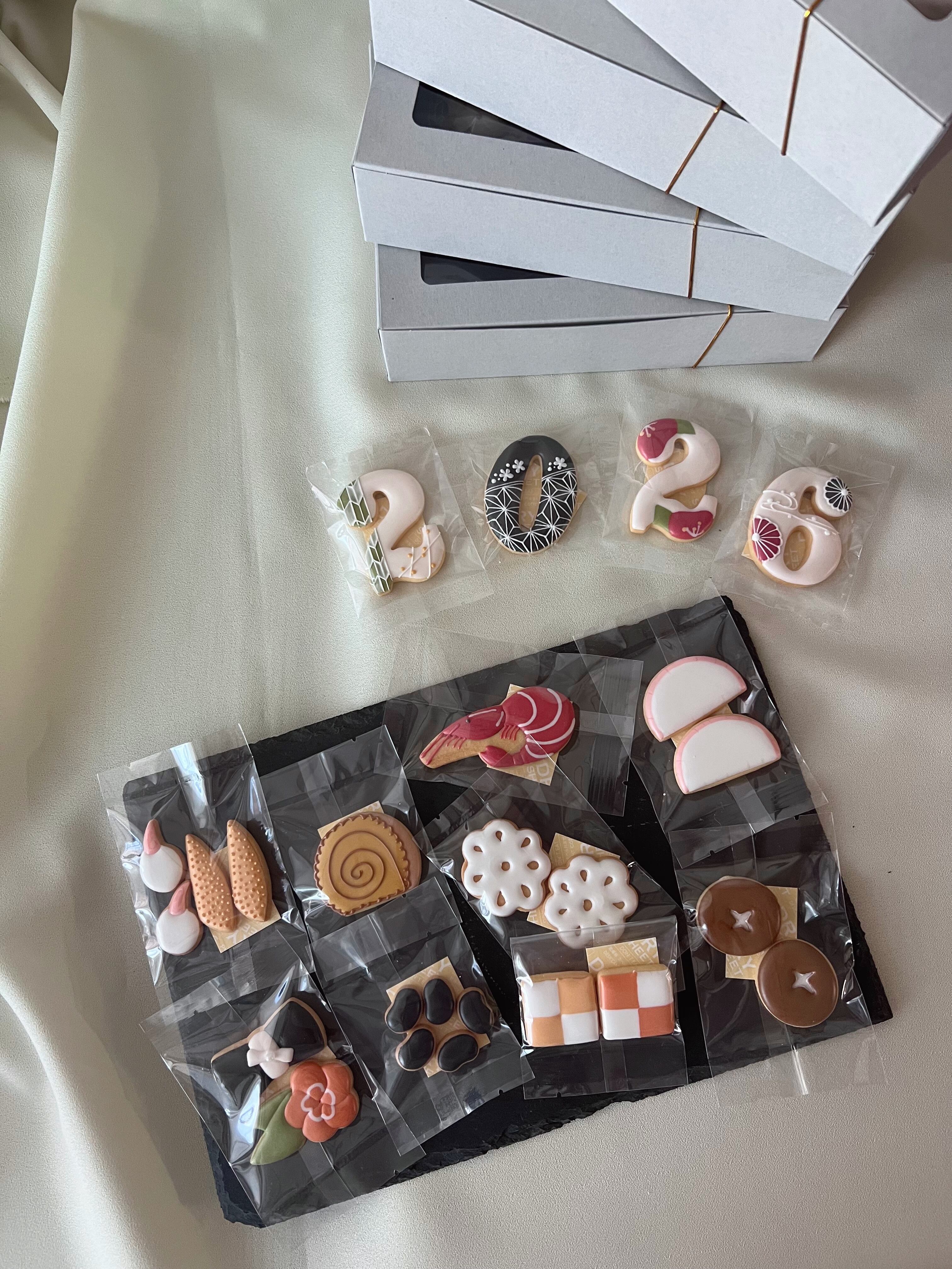 おせちクッキー 動画レッスンセット（24枚）