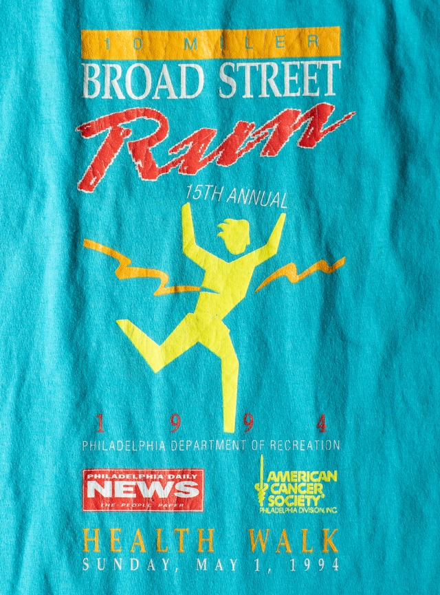 "BROAD STREET RUN" 1990s Event tee