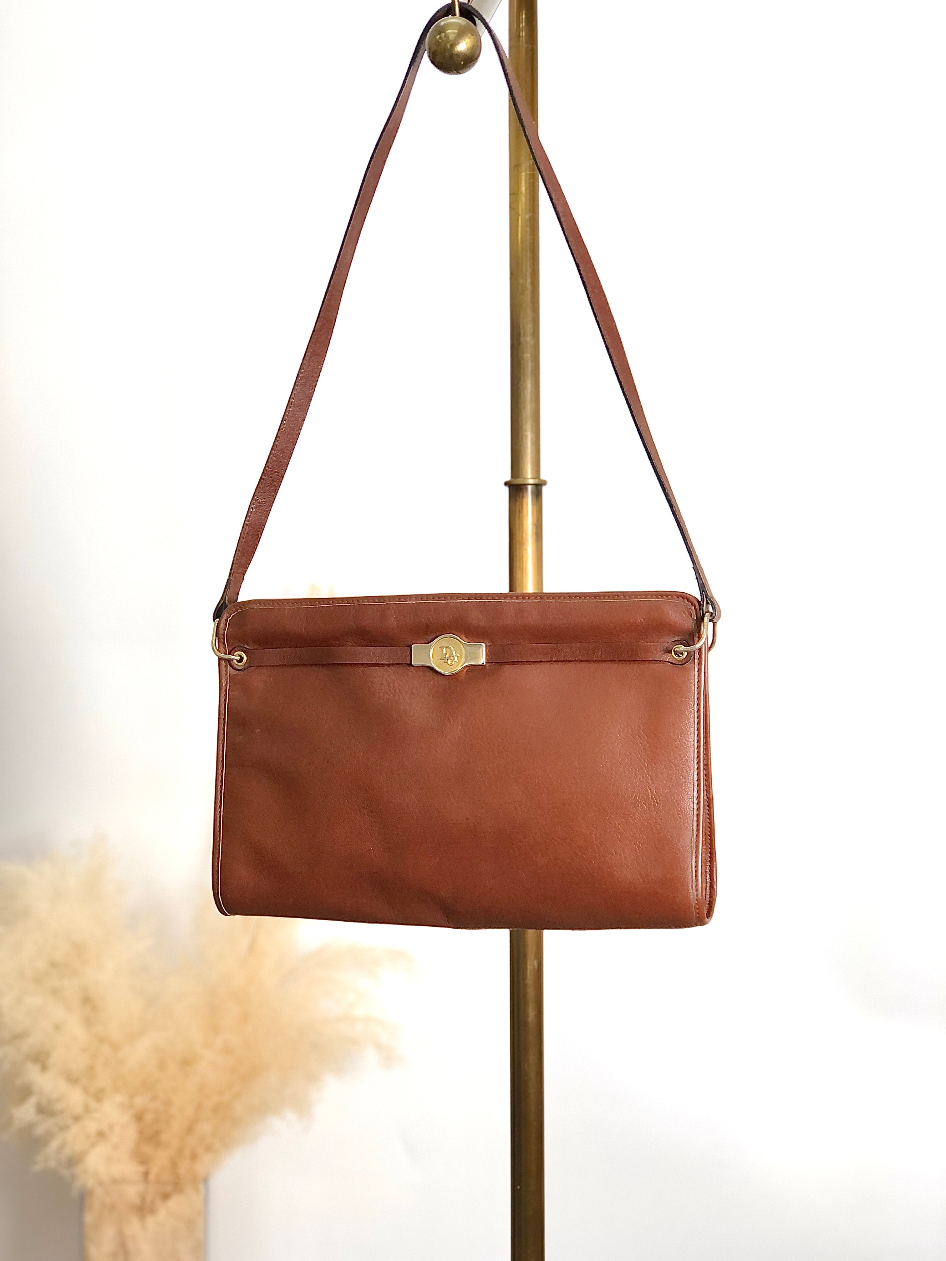 クリスチャンディオール ショルダーバッグ ブラウン