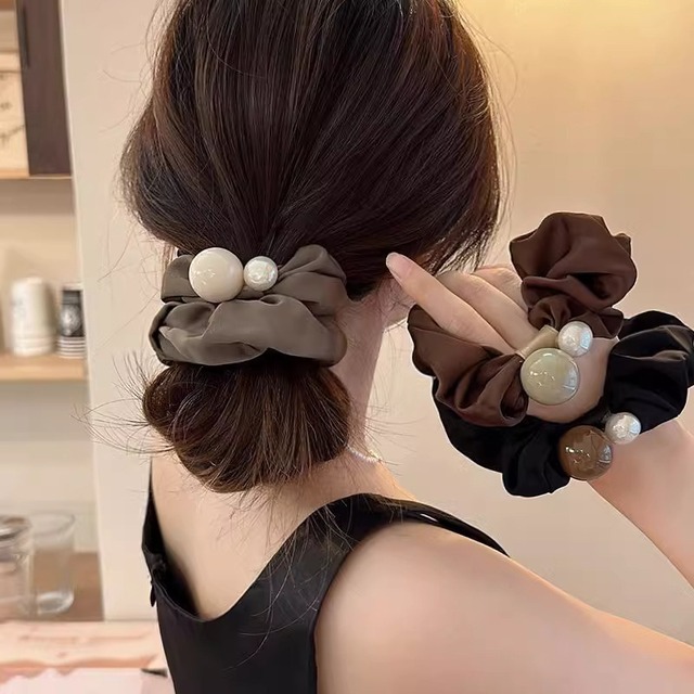 【アクセサリー】アクセサリー 韓国 シュシュ おしゃれ 大人 可愛い クリスマス シンプル 結婚式 パーティー 二次会 披露宴 謝恩会 発表会 演奏会 顔合わせ 婚活 お食事会