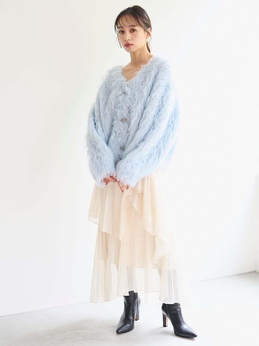 SNIDEL】デザインニットカーディガン | Kawashima Online Shop