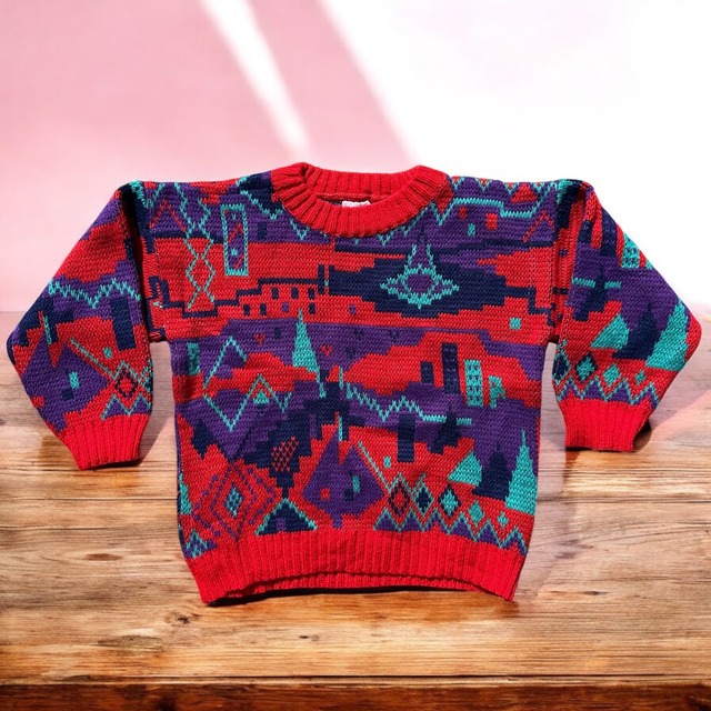 【KIDS】vintage knit size:4歳前後