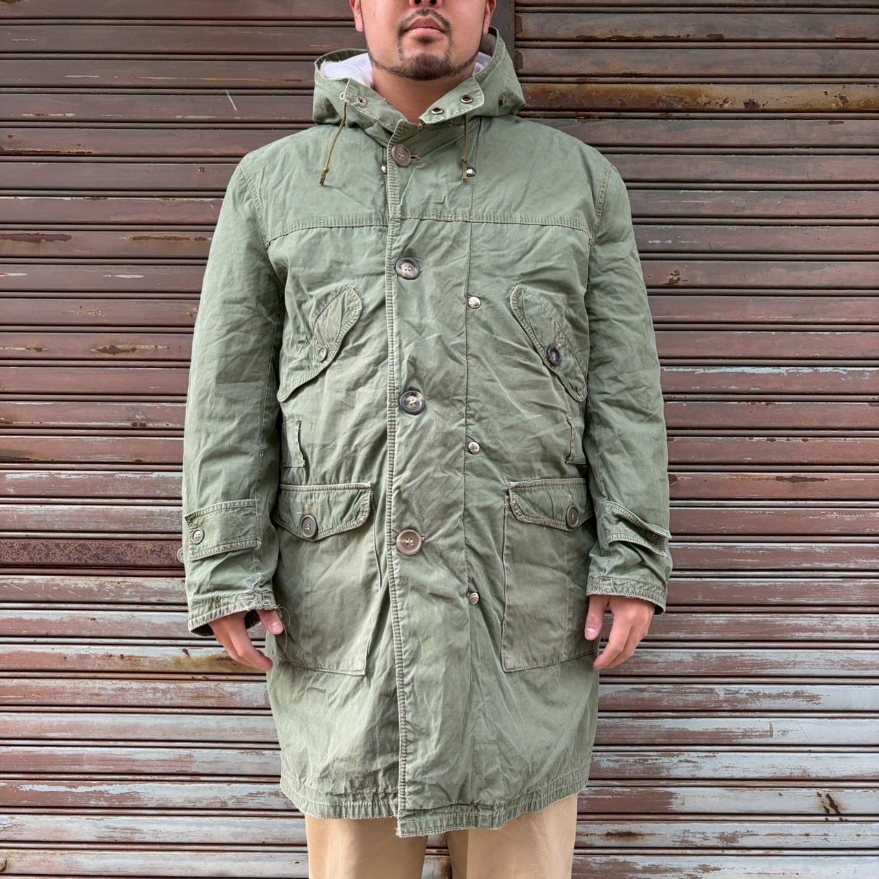 60s イタリア製 M47 モッズコート ライナー付き フィールドパーカー L