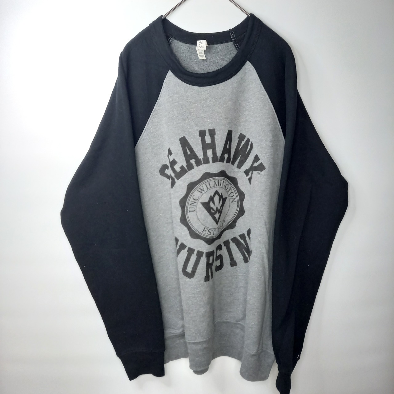 BELLA クルーネック　スウェット　ラグラン　トレーナー　NFL　M