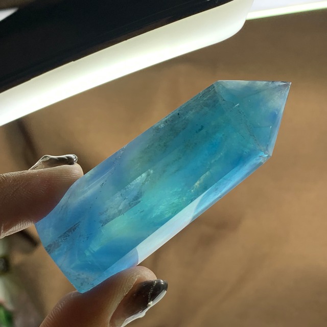 5.ブルー×グリーン グラデーションフローライトポイント