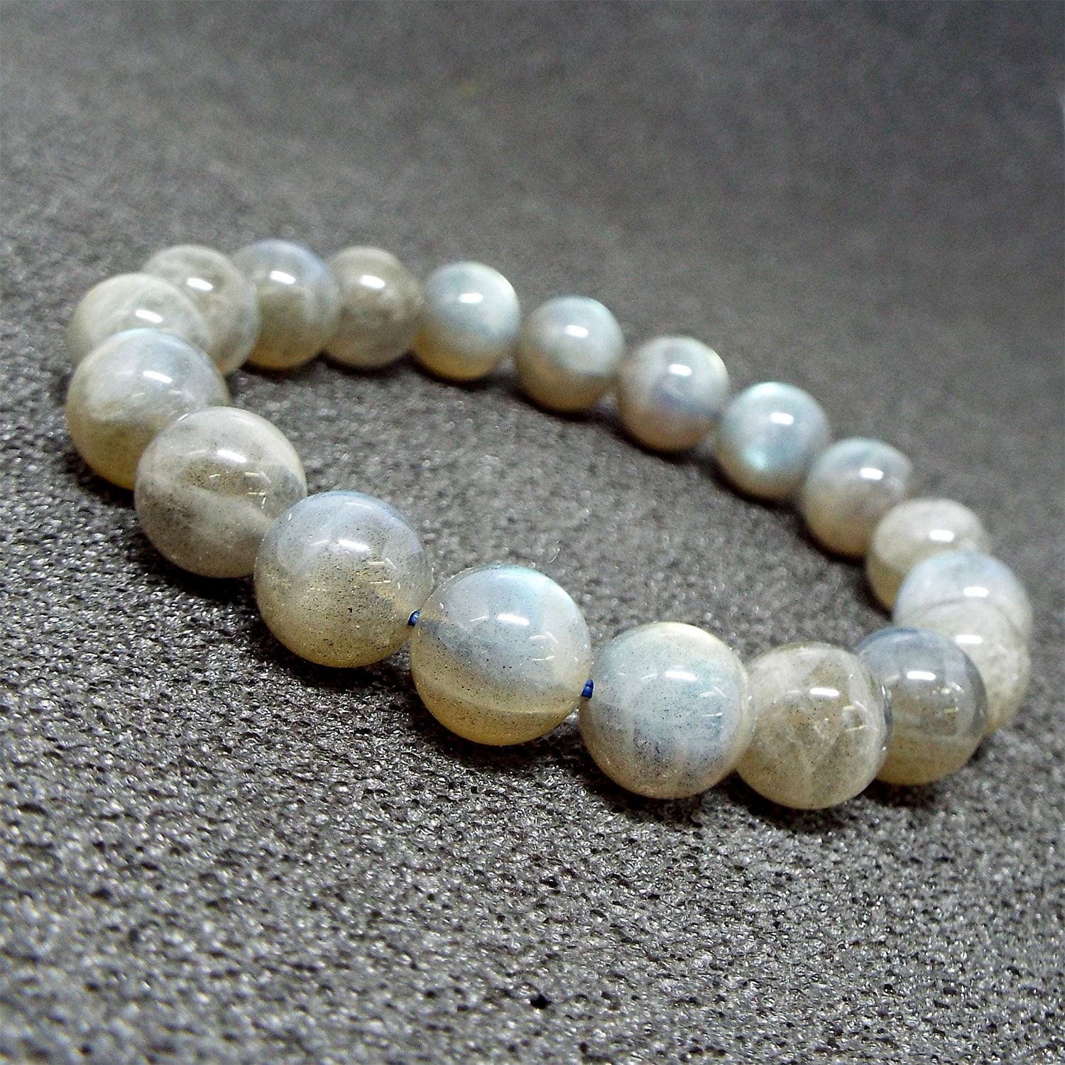 天然石 パワーストーン ブレスレット ラブラドライト 約10mm