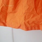 フラダンス 衣装 パウスカート オレンジ系 橙 無地 シンプル ハワイアン アロハ フラ ダンス レッスン 練習 シングル スカート 練習着 かわいい おしゃれ 上品 華やか 鮮やか フレア ふんわり 軽やか かわいらしい おしゃれ着