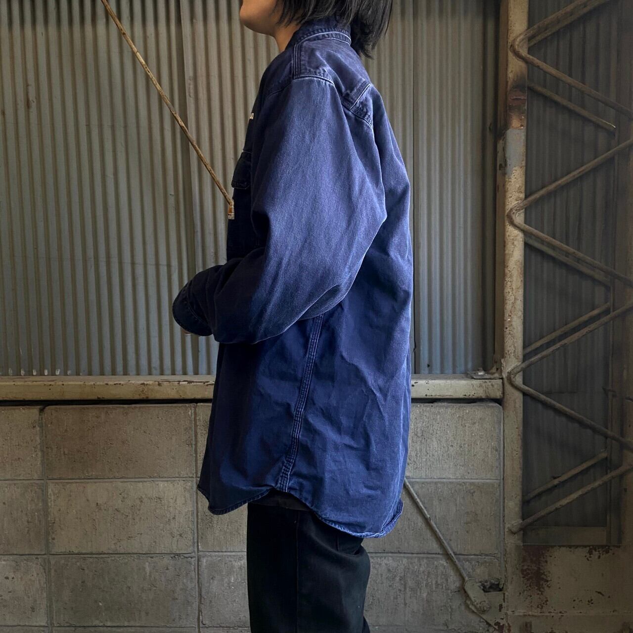 Carhartt カーハート FR HRC2 ボタンダウン 企業ロゴ 長袖 ワーク