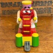 M&M's クリスマス・トレイン・トッパー サーカストレイン 列車 機関車 レッド ミールトイ エムアンドエムズ MU-297