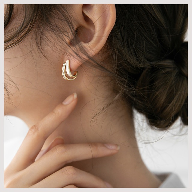 Pierce/Earring -Gold-
