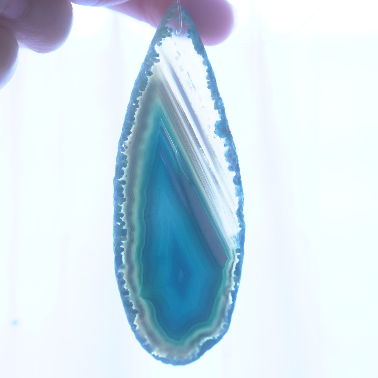 Vivid Rainbow 07 - アゲートヒーリングチャイム / Agate Sun Catcher Wind Chime 328