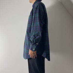 90s Ralph Lauren black watch shirt "The Big Oxford" [L] 古着
