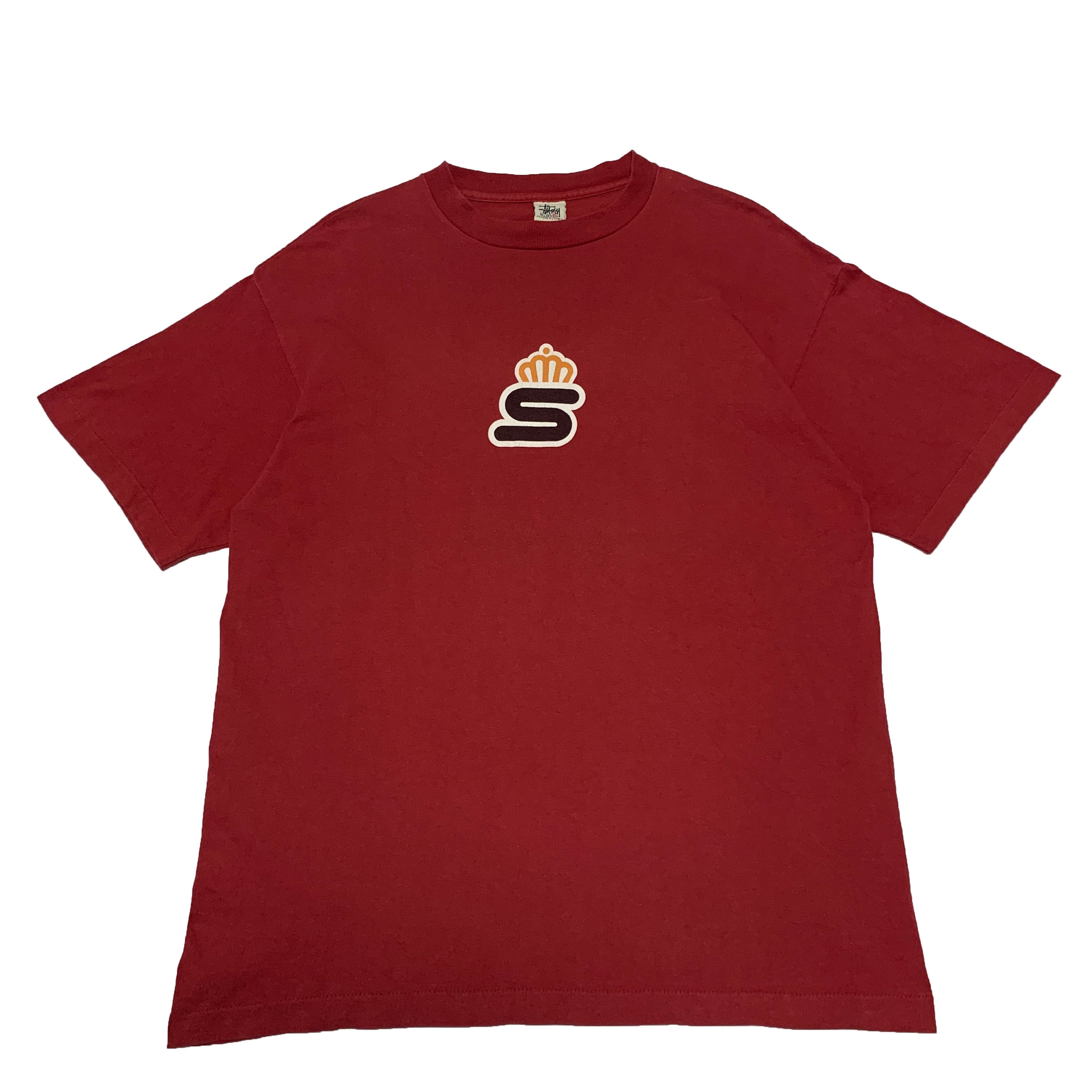 【希少/90sUSA製】Stussy オールドステューシー センターロゴTシャツ