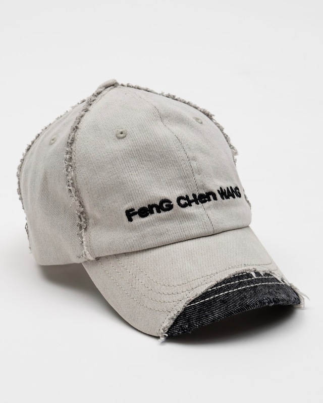 FENG CHEN WANG / GREY DENIM SANDING FINISHING CAP