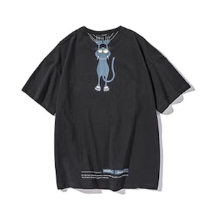 ユニーク 猫 Tシャツ