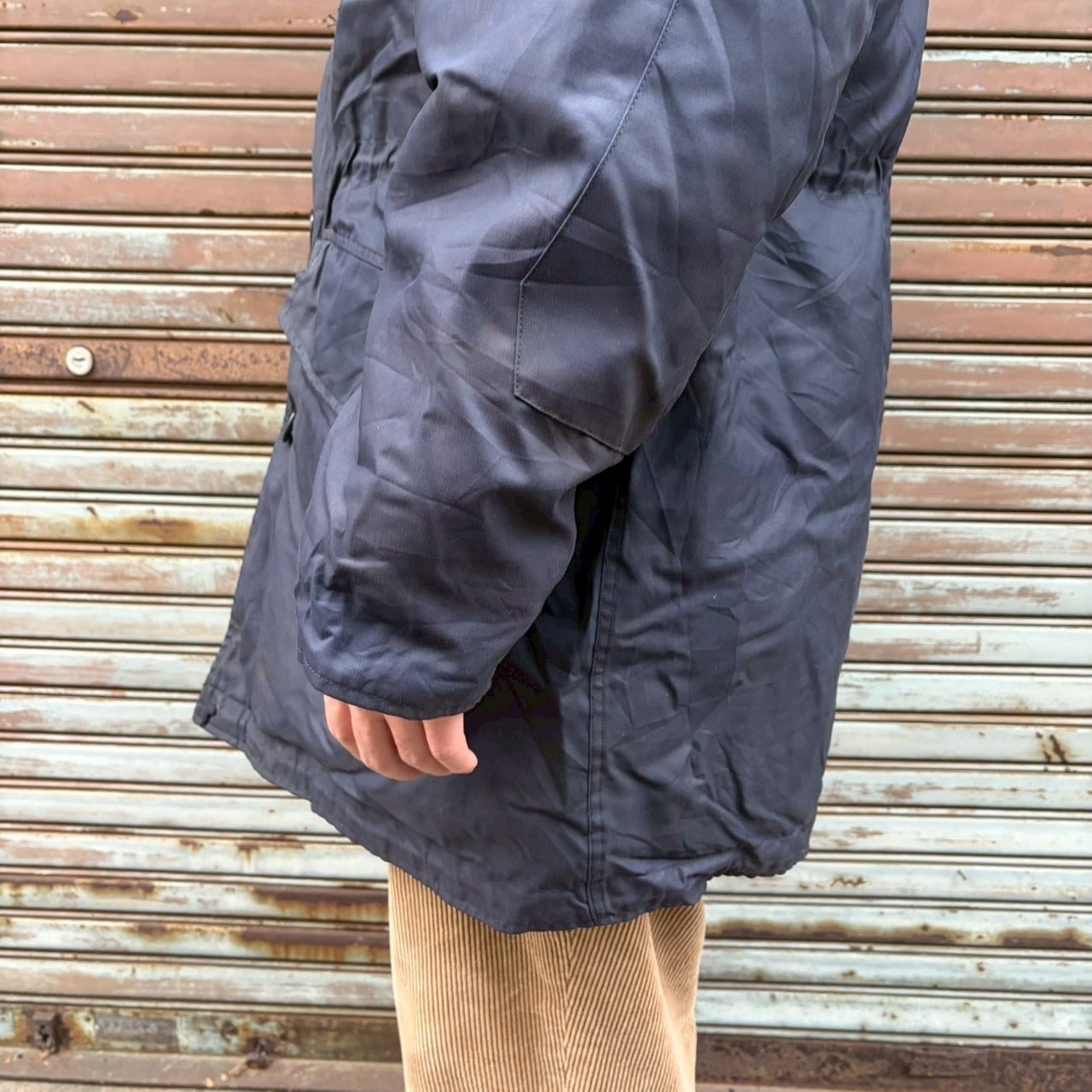 希少 70s カナダ軍 実物 フィールドパーカー ネイビー モッズコート L