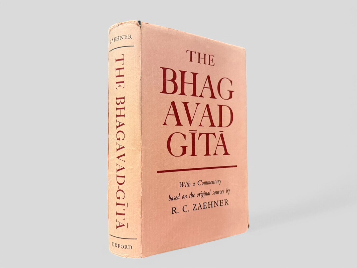 【SS208】The Bhagavad-Gita: With a commentary based on the original sources(1972) / R. C. Zaehner