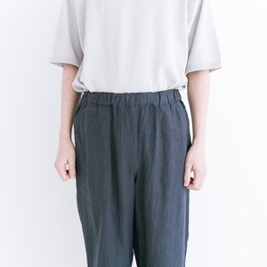 リネン RINEN 40/1リネン平織リラックスイージーパンツ(R44300)全3色