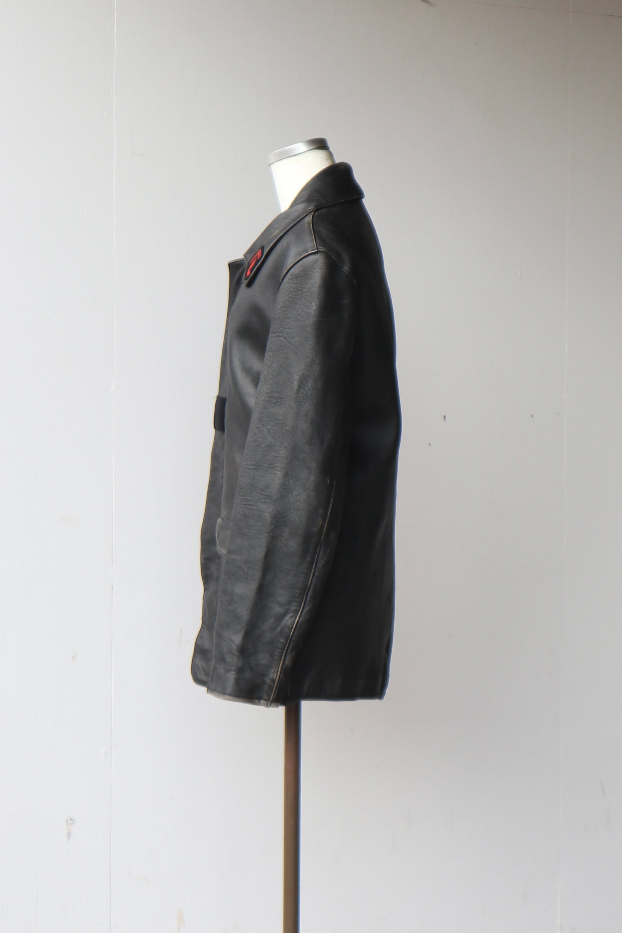 french fireman leather jacket | naname