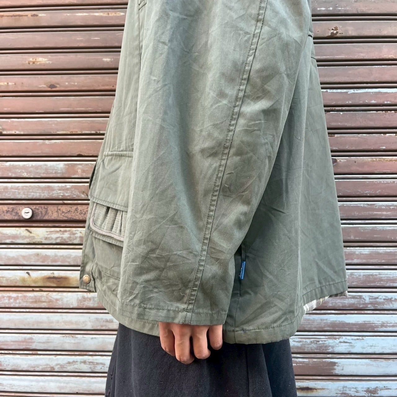 90s フランス製 Decathlon ユーロ ハンティングジャケット XL ダブル