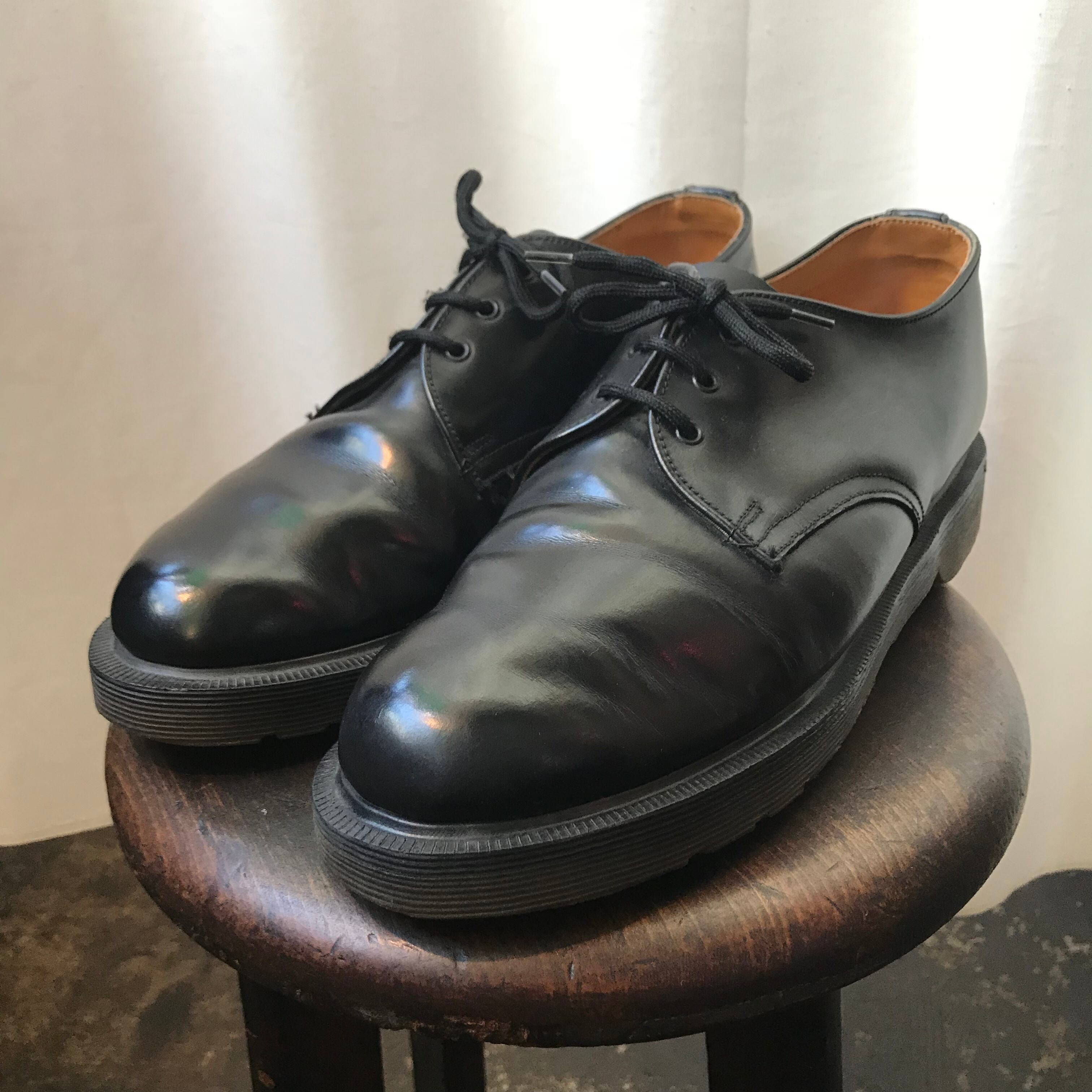 イングランド製 Old Dr Martens ドクターマーチン 3ホールレザーシューズ Uk7 25 5cm 26 0cm Used Clothing Shyboy