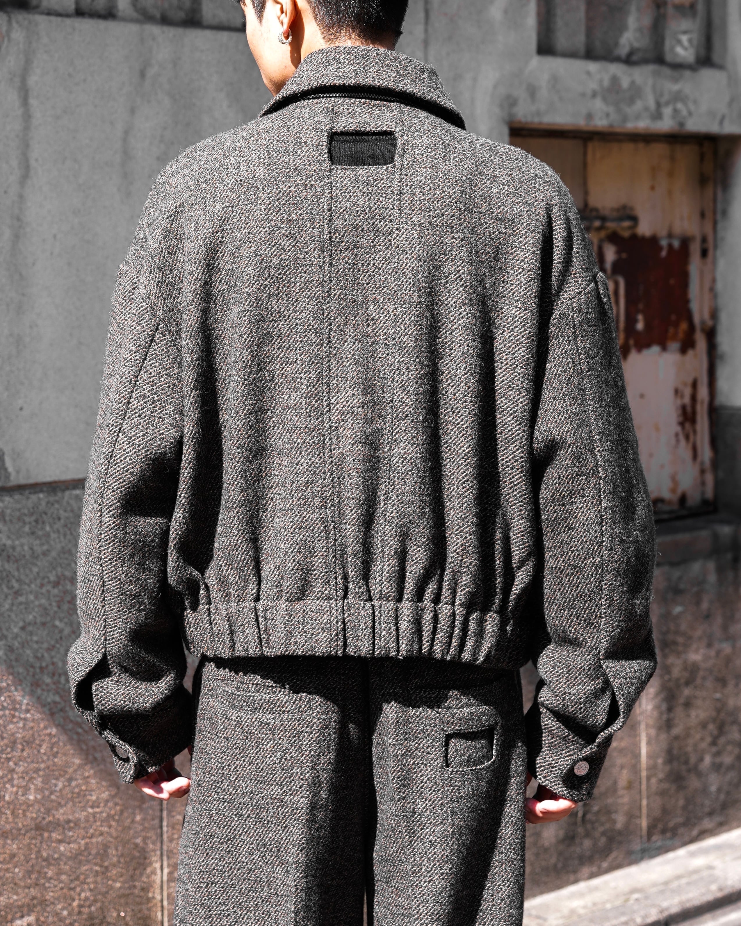 NULLUS AW25 DECONSTRUCTED SLIT & PEEL POCKET JACKE | hypeofficial