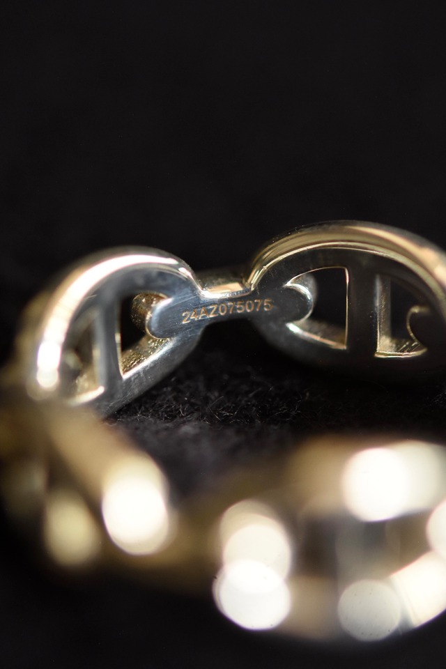 IORI／"HERMES" ring／chaine dancre enchainee PM