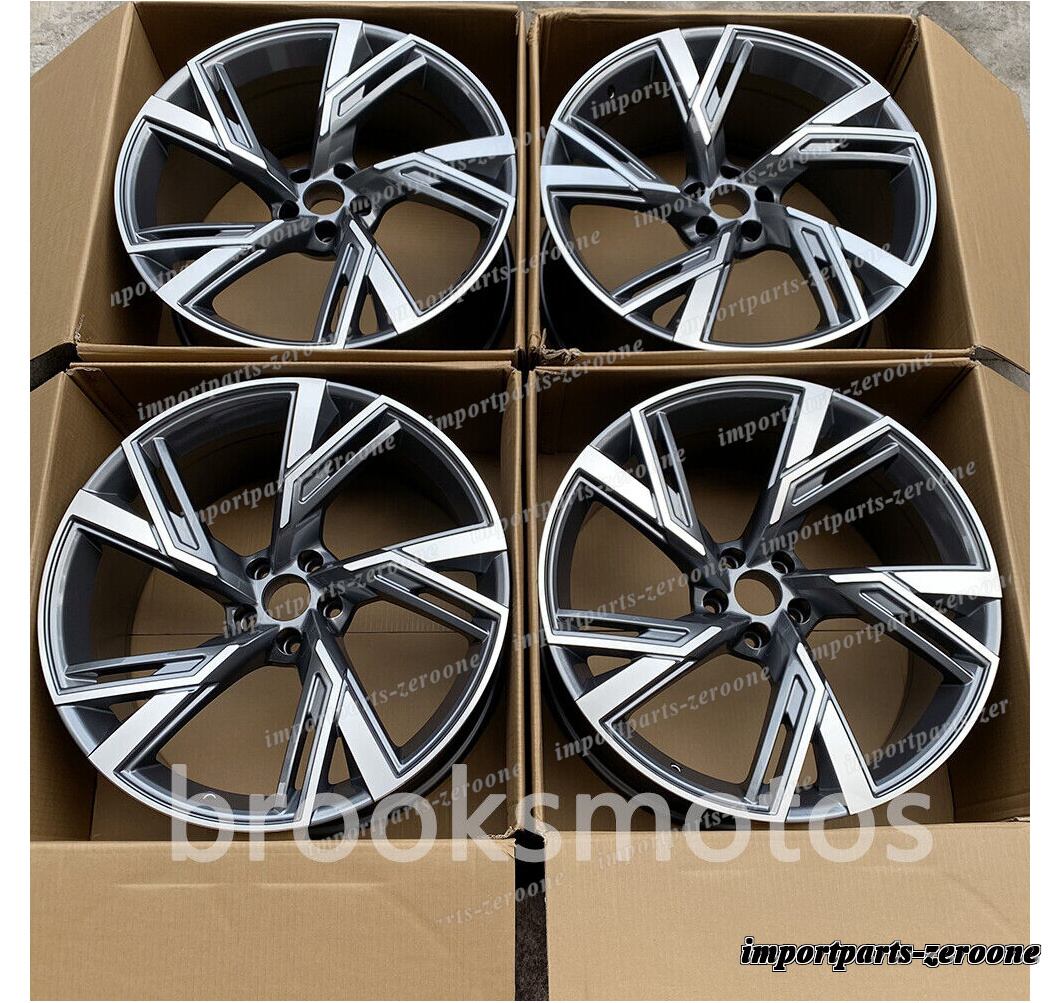 アウディ C7 RS6 RS7 22インチ グレー スタイル ホイール 22x9.5