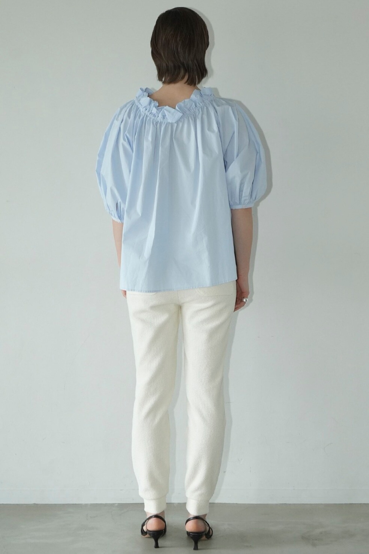 CLANE クラネ　2WAY PUFF NECK TOPS