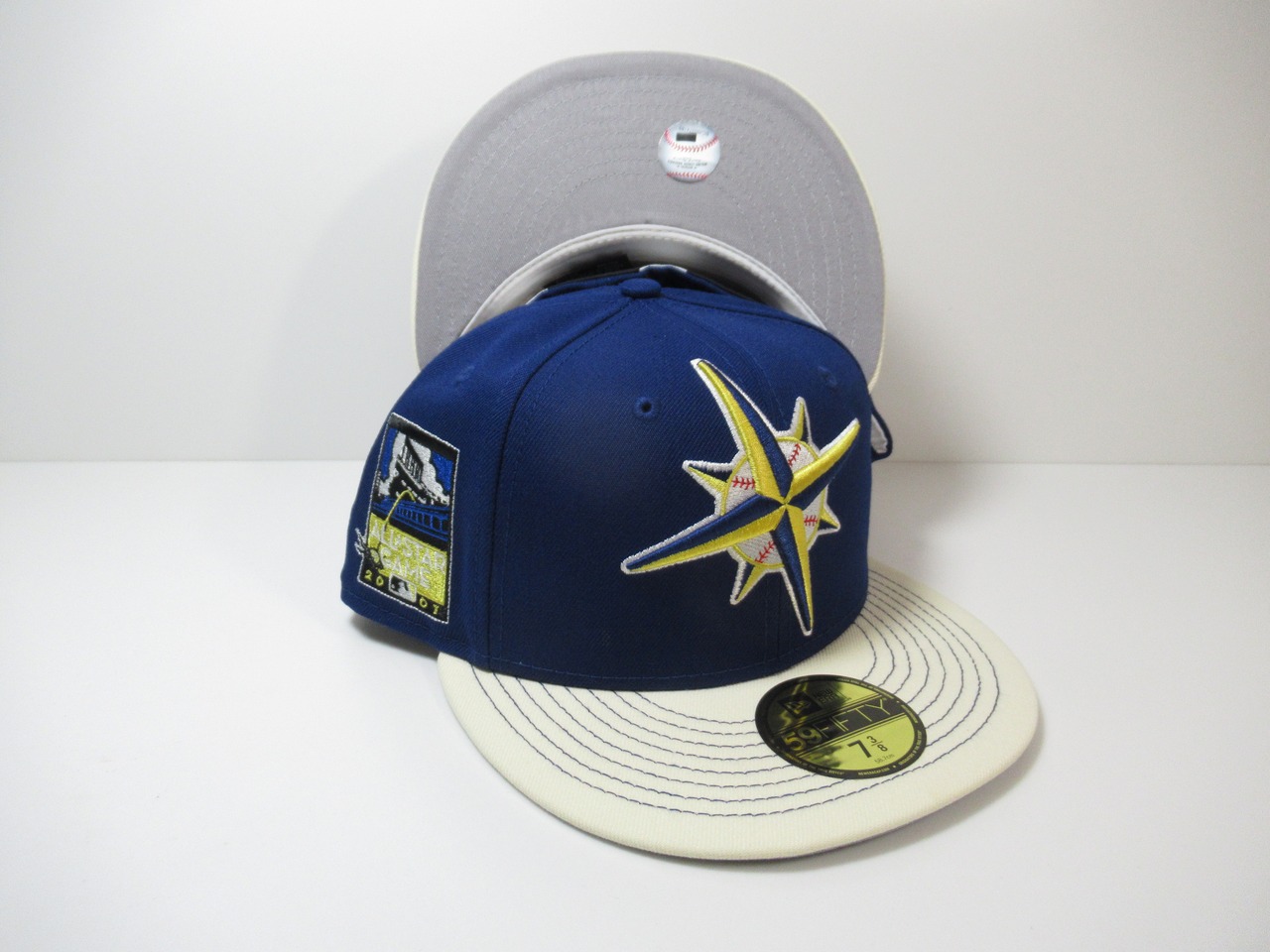 Exclusive NEW ERA 59fifty Seattle Mariners　シアトル・マリナーズ　Dark Royal×Chrome