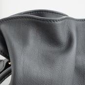 ロエベ フラメンコ クラッチ ミディアム ショルダーバッグ ブラック レザー