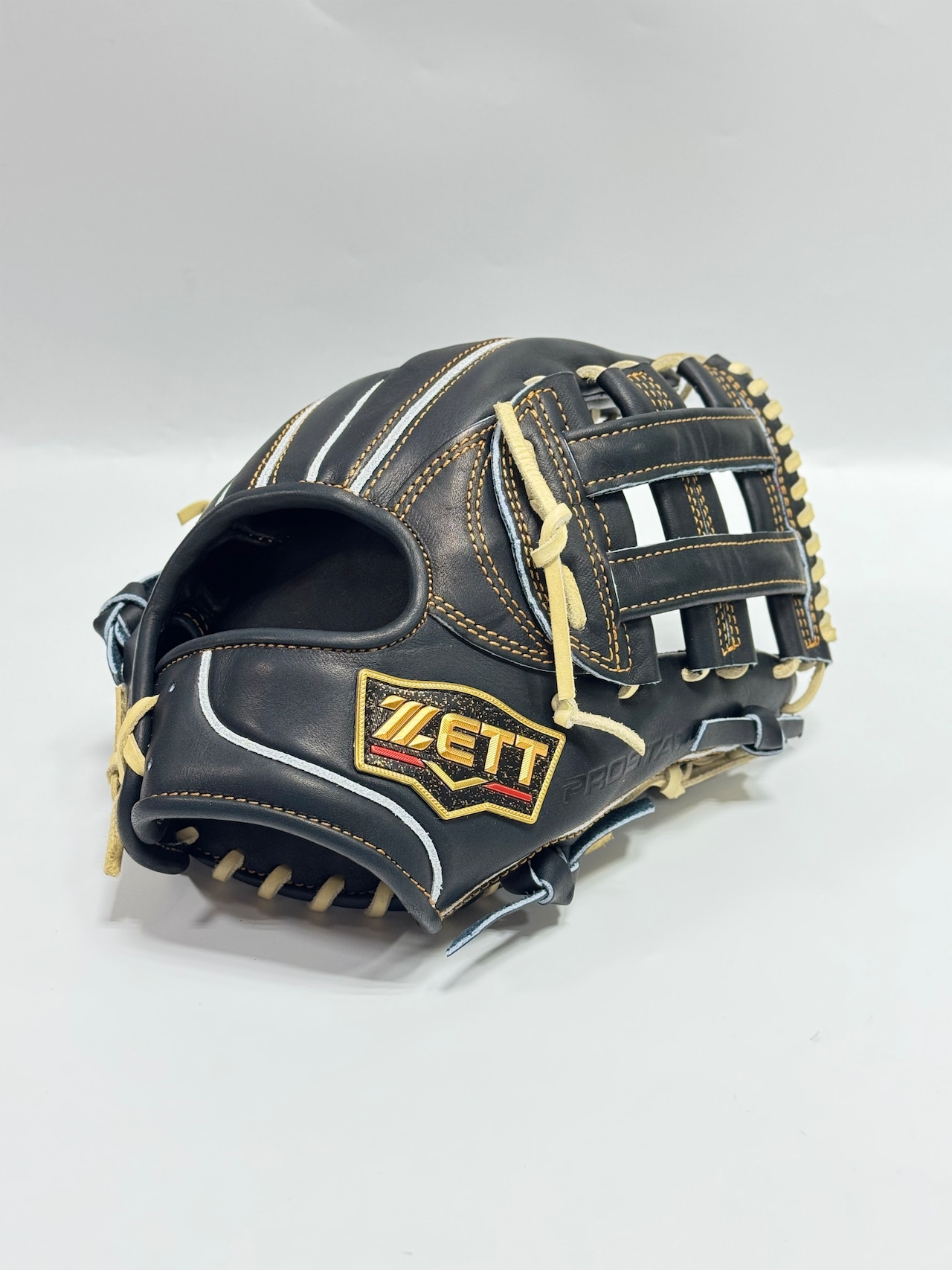 ZETT PROSTATUSーゼットプロステイタス michii supreme order 硬式グローブ ゼットミチイオリジナルグラブ 右投げ用 296型 今宮モデル ナイトブラック×パステルブラウン 69・画像2