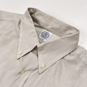 J.PRESS ジェイプレス ストライプ 長袖 ドレスシャツ 42-84 /ポケット付き/グレー系/メンズ
