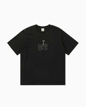 [Khakis] T.W Paris S/S Tee Black 正規品 韓国ブランド 韓国ファッション 韓国代行 カーキス 日本 店舗 (Khakis)