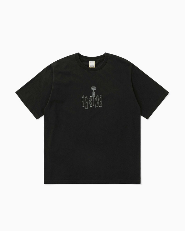 [Khakis] T.W Paris S/S Tee Black 正規品 韓国ブランド 韓国ファッション 韓国代行 カーキス 日本 店舗 (Khakis)