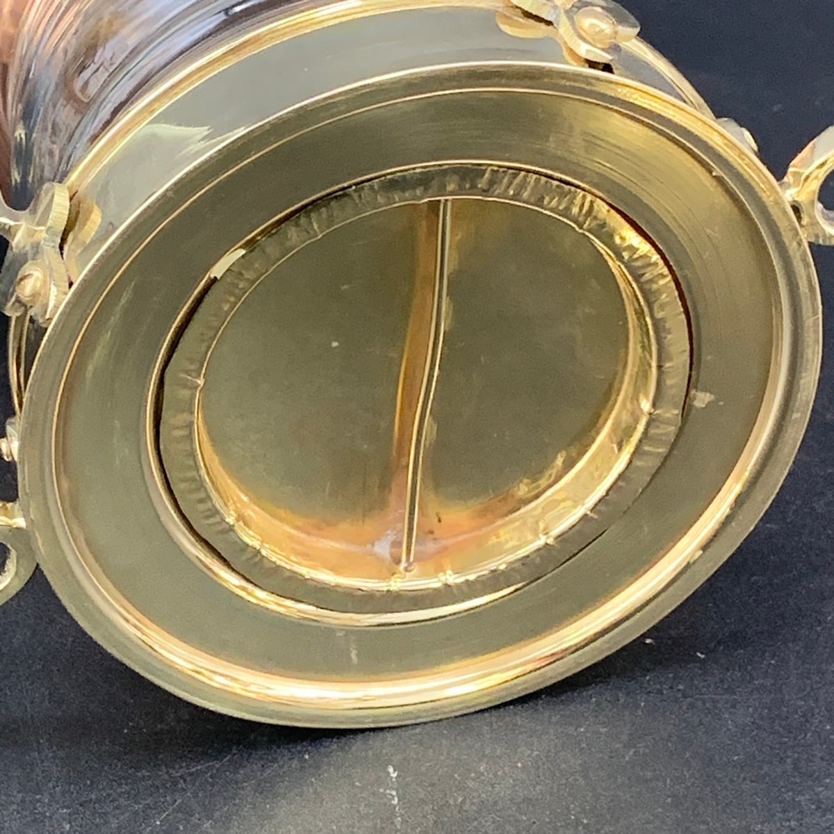 未使用品】銅＆真鍮 ハンドメイド 航海 ランタン 22cm | Oldman's lantern