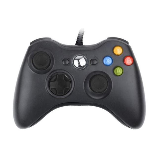 iFormosa Xbox 360 USB 有線 ゲームコントローラー 有線/Xbox/Windows対応 ブラック Xbox360 Controller for Windows 8610 黒 IF-