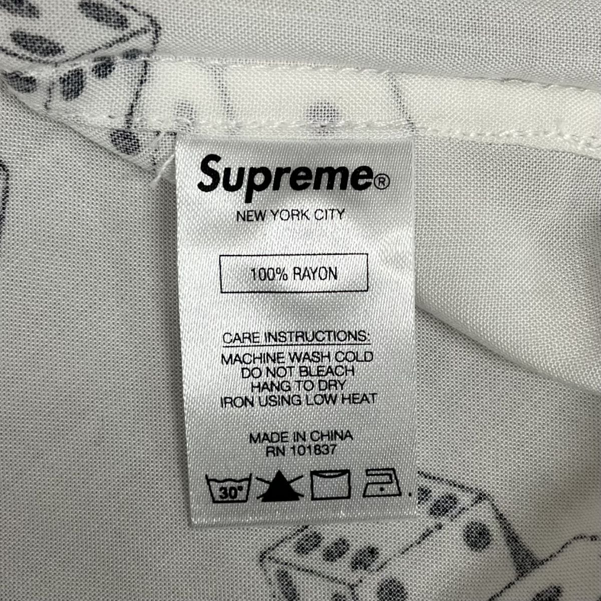 supreme Dice Rayon Shirts L