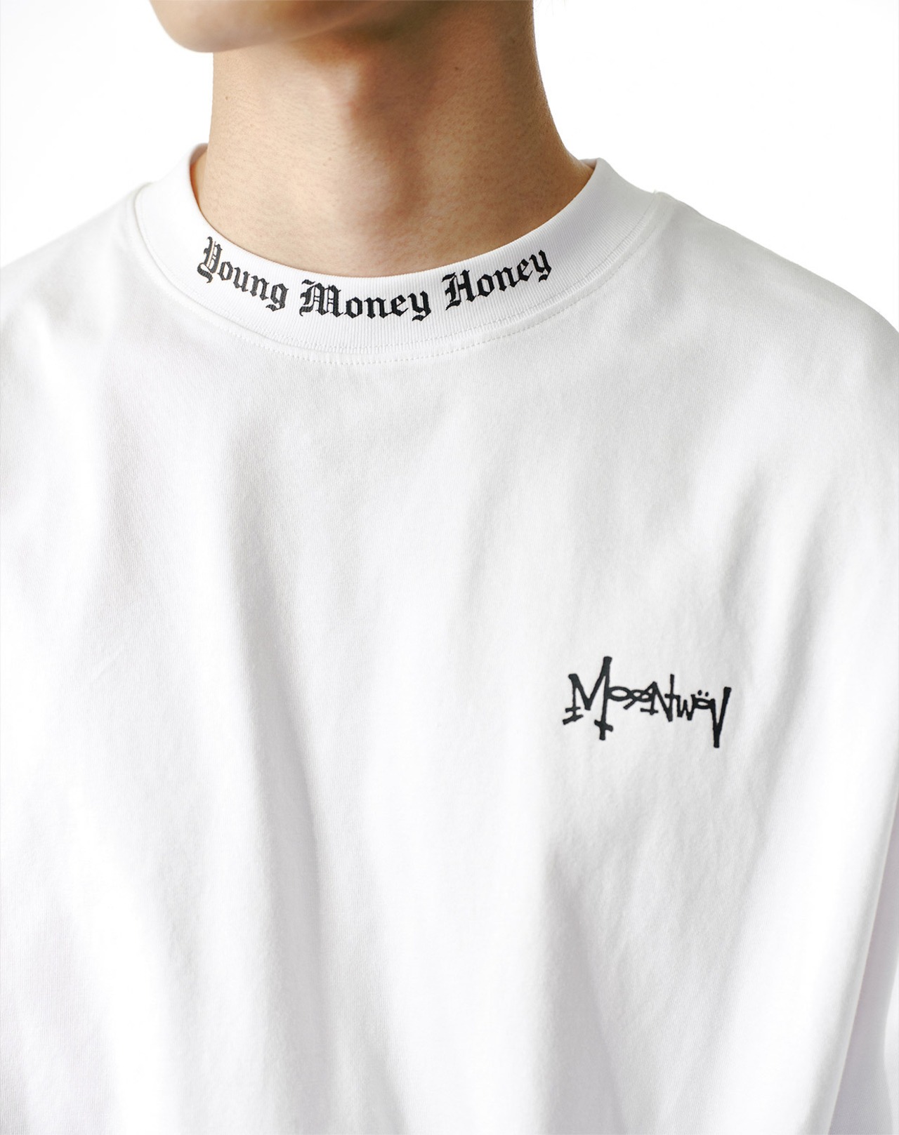 細く見せたくない設計｜レタースリーブLS Tシャツ(LS00016)