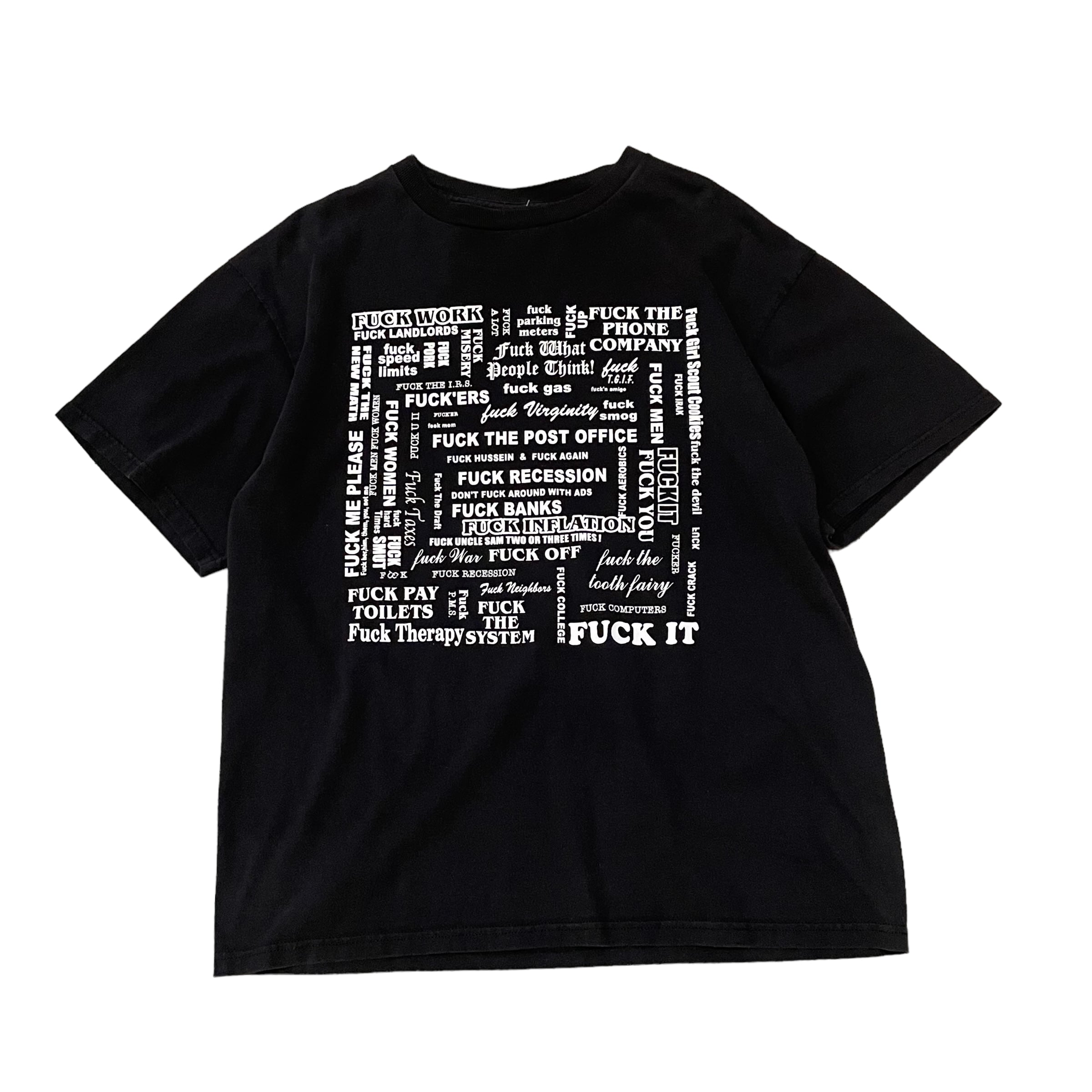 00s “FUCK ” message t-shirt | What'z up 00s “FUCK ” message t-shirt | What'z up