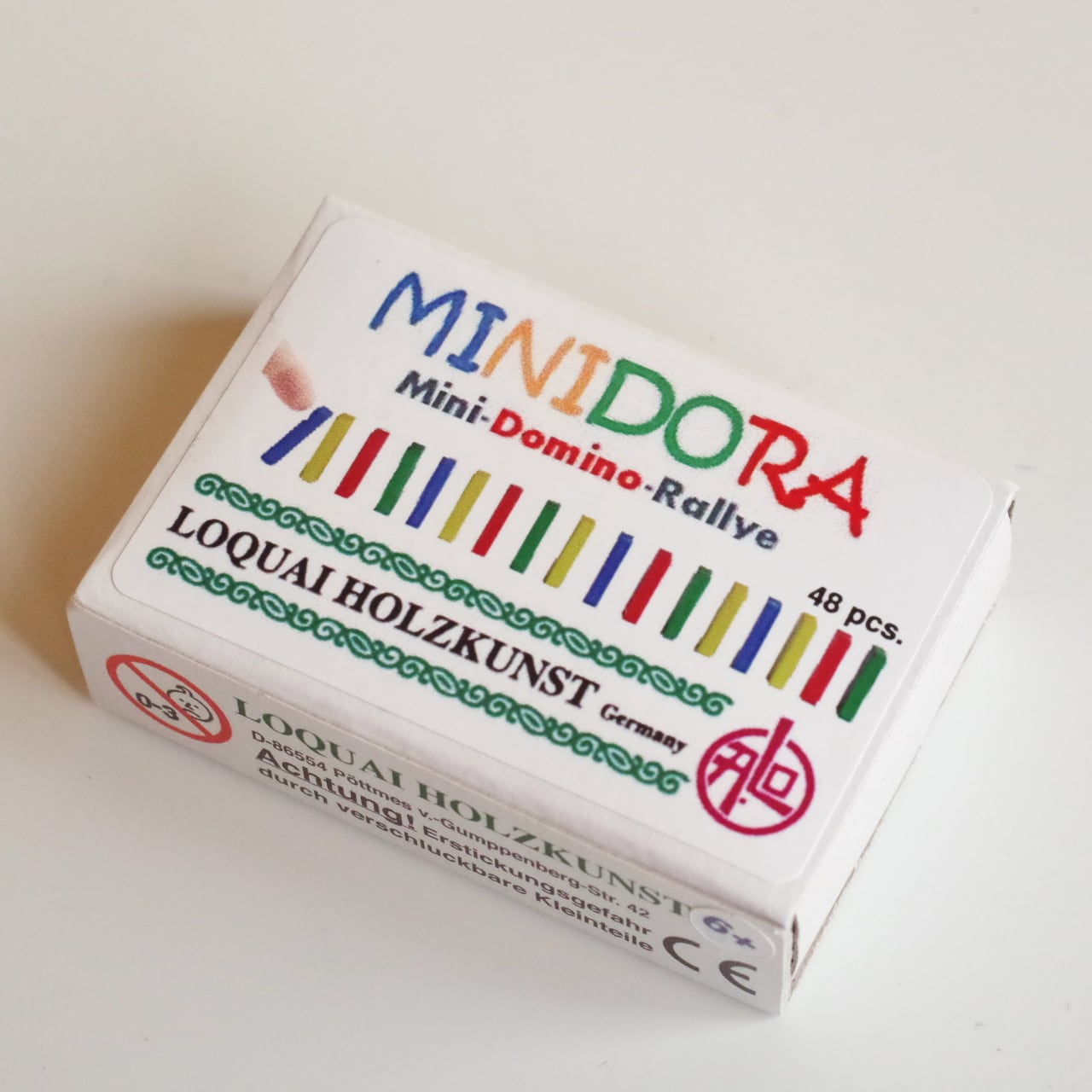 マッチ箱入り ミニドミノラリー | 木のおもちゃ専門店 おもちゃ箱