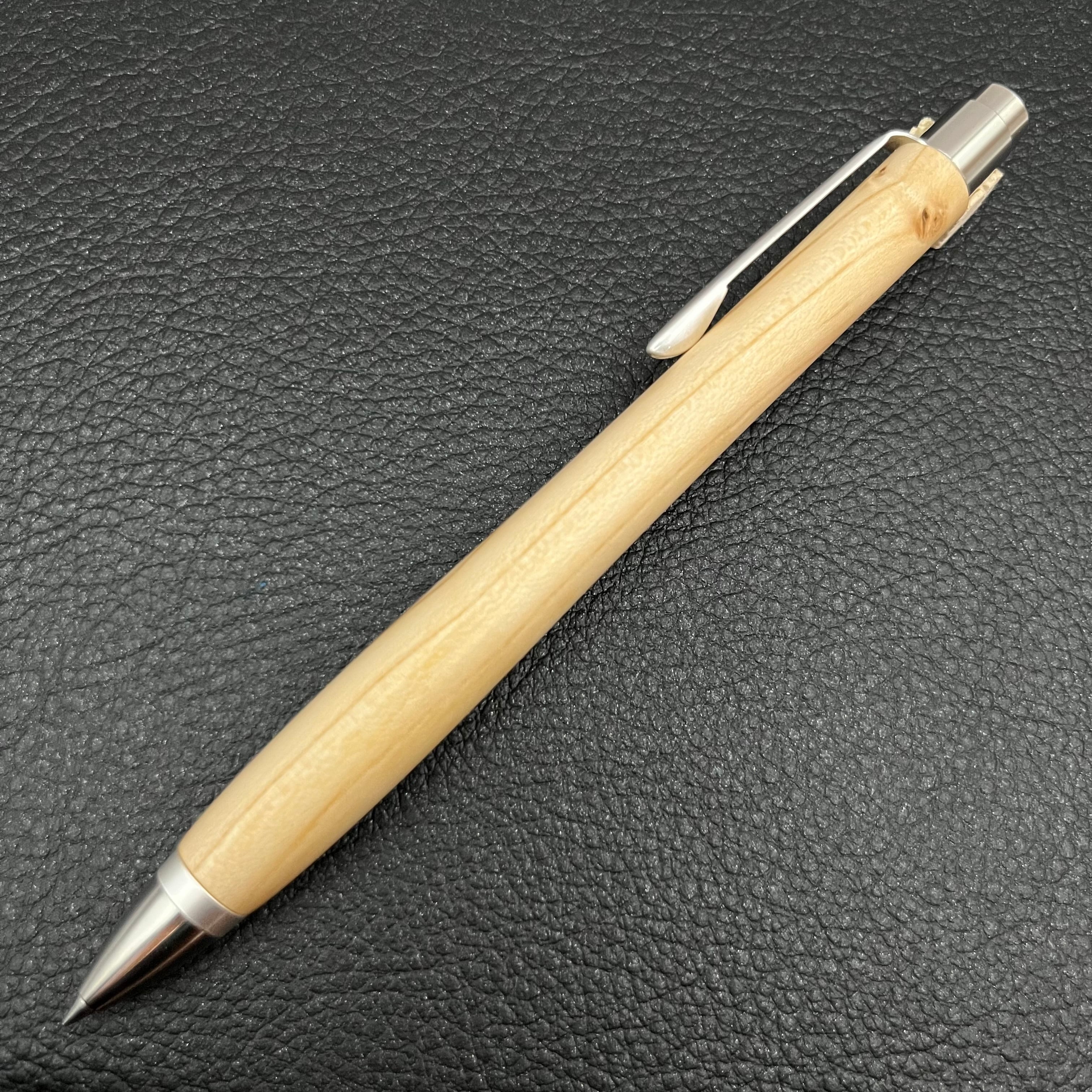 ア*ブ様 ウッドペンクラフト シャーペン 桃 e563394cdf490a05aaf9bc90d034c8
