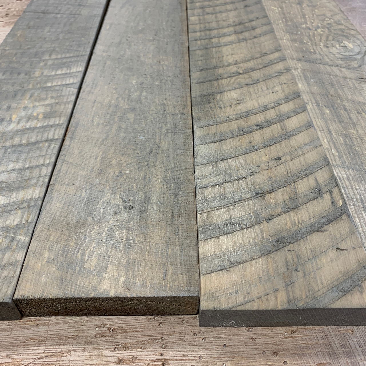 Red Pine Weathered Gray Finish